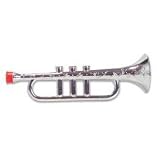  Toy Trumpet - Silver Metallic by RIN 