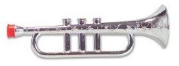 Toy Trumpet - Silver Metallic
