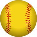 Softball Auto Magnet