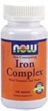 Iron Complex ( 100 Tabs ) ( with Vitamins & Herbs ) NOW Foods