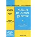 Manuel de culture g�n�rale