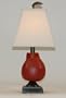 Small Red Apple Accent Table Lamp