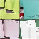 Personalized Notepads, 600 Sheets Rainbow Memo Set. Great Stationery Gift.