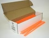 spiral coil binding 19mm Fluorescent Orange 5:1 Pitch Spiral Binding Coil   100p