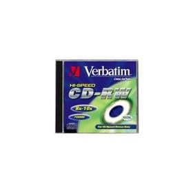 Verbatim CDRW-80 (8x-12xx) 5pk Slim Jewel Case - hi-speed coloured [PC] VERBATIM