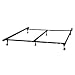 Heavy Duty Adjustable Queen, King or Cal King Metal Deluxe Bed Frame With Center Support & Wide Rug Rollers