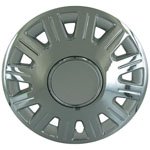 Set of Four Replica Bolt On 16 inch 2003-2006 Ford Crown Victoria Chrome Hubcaps - Wheel Covers
