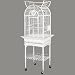 Kings Cages Cockatiel Cage w/Stand White
