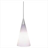 IMAGE OF Fountain One Light Ali Jack Pendant with Rail Adapter Finish: Oil Rubbed Bronze, Shade: White Opal Glass