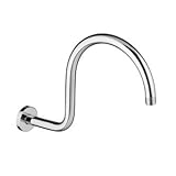 Jado 860/812/144 12-Inch Shepherd's Hook Shower Arm, Brushed Nickel
