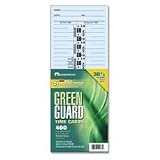 Office Products : Weekly Time Cards,Antimicrobial,Double Sided,200/PK,Blue-RECYCLED (ACP091139270).