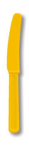 School Bus Yellow Cutlery (12pks Case)