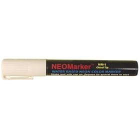 NEOMARKER CHISEL TIP WHT, EA, 05-0538 R&T ENTERPRISES SIGNAGE