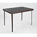 32 x 44 Wood (Dark Mahogany) folding table with black vinyl inset. (Dark mahogany) (22H x 32W x 44D)