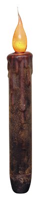 Primitive Battery LED Taper Candlestick
