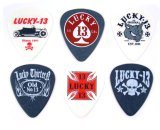 Dunlop L13P Lucky 13 Players Guitar Picks - 6 Pack, .60MM 6-Pack