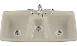 Kohler Trieste K-5914-4-G9 Kitchen Sinks Sandbar