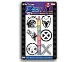 X-Men Tattoos and Metallic Face Paint