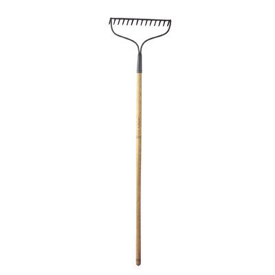 Flexrake CLA801 Classic Bow Rake with 48-Inch Oak Handle