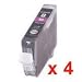 4 X Cli-8m Magenta Compatible Printer Ink Cartridges For Can
