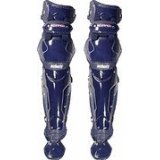Schutt Scorpion 11" SLG-11 Fastpitch Softball Catcher's Leg Guards Royal Blue/Grey