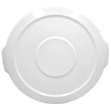 White 10 Gallon Huskee Container Lid (10-0586) Category: Outdoor Trash Cans and Containers