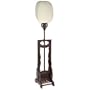 Shanghai Night Wood Adjustable Lantern Style Floor Lamp