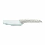 IMAGE OF Bodum Bistro Ceramic 9 cm 3-1/2-Inch Fresh Cheese Knife, White