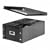 Snap-N-Store SNS01658 Double Wide CD Storage Boxes Holds up to 330 CDs (Glossy Black with Chrome Accents)