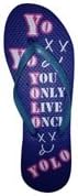 Wholesale Ladies Verbiage Flip Flops