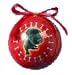 THE DOG Artlist - Black Labrador Retriever Mini Glass Ornament
