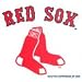 Boston Red Sox 3 x 3 Static Cling Decal