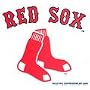 Boston Red Sox 3 x 3 Static Cling Decal