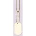 10 Karat White Gold High Polish Round Dog Tag with 18 chain 21aWmjI520L. SL75 10 Karat White Gold High Polish Round Dog Tag with 18 chain