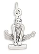 Cleversilver's Vaulting Gymnast Charm