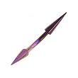 Titanium Eyebrow with Magenta Spike - Sold as a Pair
