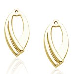 Earring Jacket Mounting in 10K Yellow Gold