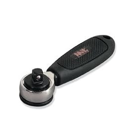 Michigan Industrial Tools MIT 3/8" Dr. Stubby Ratchet Rubberized Grip