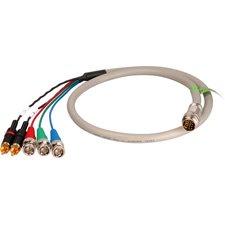 New Tecnec 3 Channel Bnc Dual Rca Stereo Audio Breakaway Cables For Twist Pull System 15 Foot