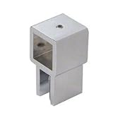 21aXfa9c3IL. SL160  CRL Brushed Nickel Movable Bracket for 3/8 to 1/2 (10 to 12 mm) Glass   Square Bar by CR Laurence