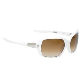 SPY OPTIC DYNASTY SHINY WHITE WITH BRONZE FADE LENS SUNGLASSES SHADES