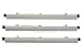Vertical Print Storage Rack 30 Inch Clamps/ Set Of 6