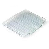 Rubbermaid #1182-P4CLR 15x19.4 Clear Drain Tray