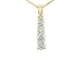 1/4 ctw Diamond Journey Stick Pendant in 14K Gold