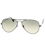 Ray Ban Rb3025 Large Metal Black Frame Grey Gradient Lens Metal Sunglasses - 55mm