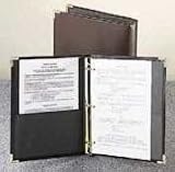 Samsill 15130 Classic Collection Ring Binder Portfolio, 8-1/2 X 11, 1 Capacity, Black