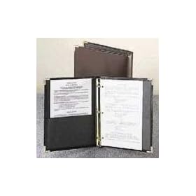 Classic Collection Ring Binder Portfolio 11 x 8 1/2 2 Capacity Black