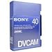 Sony PDVM-40N DVCAM Mini Advanced Evaporated Cassette Tape, 40 minutes