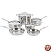Cuisinart 77-10 Chef's Classic Stainless 10-Piece Cookware Set