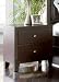 Loretta Nightstand in Deep Brown Finish - Coaster 201512